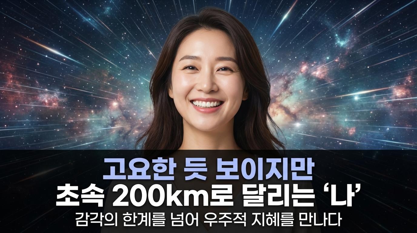 초속 200km 질주 속 고요, 우주 속 '나'를 만나는 법